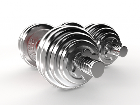 Набор гантелей UNIXFIT в кейсе DBKITU30 - 4