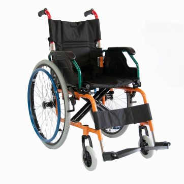 Кресло-коляска механическая алюминиевая FS 980 LA (46 см) - 1